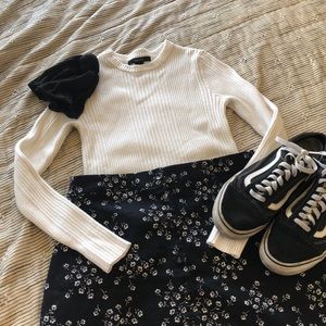 Forever 21 Tight White Sweater